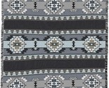 Southwest Native American Inspired Rimrock Slate Blanket Xl - Gift Tapestry - $129.99