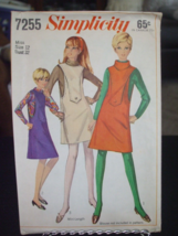 Simplicity 7255 Misses Jumper in 2 Lengths Pattern - Size 12 Bust 32 Wai... - $13.58