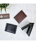 Handmade Full-Grain Leather Money Clip Wallet: Slim RFID Bifold - $1,895.83 MXN