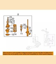 HONDA OEM 03-05 Civic Rear Suspension-Strut Assembly Right 52610S5BA05 - $6,248.95 MXN