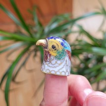 *RARE* Vintage Cloisonne Bird Thimble - €30,61 EUR