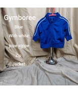 Gymboree Blue White Pipe Stripe Zip Boys Jacket Size 6-12 Months - €5,21 EUR