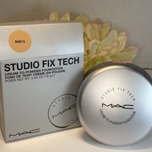 MAC STUDIO FIX TECH CREAM-TO-POWDER Foundation Makeup NW15 Full Size Sea... - £19.74 GBP