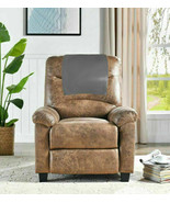 GREY Genuine Lambskin Leather Recliner Protector Headrest Handmade Slipc... - $39.55