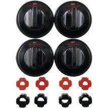 Range Kleen 8214 Gas Range Knobs, Black - $36.28 CAD
