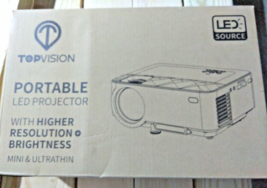 TOPVISION T21 LED WiFi Projector, 1080P Supported Portable Movie Projector - $41.58