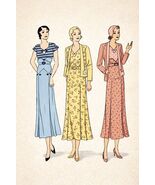 Vintage 1930s Simplicity 1073 Dress Jacket Pattern - $49.99