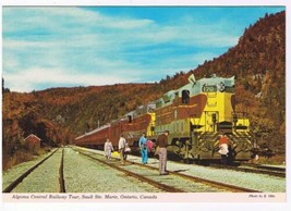 Ontario Postcard Sault Ste Marie Algoma Central Railway Tour Train - £1.73 GBP