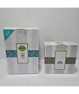 Scentsy &quot;Chevrons and Songbirds&quot; Wax Warmer Shade w/Cement Baseand Bulb NEW - $23.76