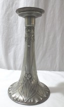 Antique Kayserzinn Candlestick Holder 4328 Germany early 1900&#39;s Pewter - $125.00