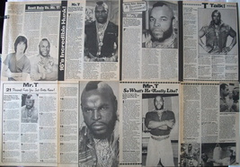 MISTER T ~ Mr T, (22) Color, B&amp;W Clippings, ARTICLES, Centerfold from 19... - £7.92 GBP