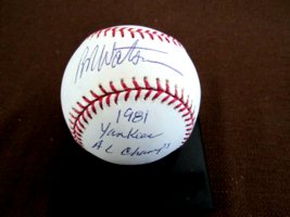 Bob Watson 1981 Yankees A.L. Champs Astros Signed Auto Oml Baseball Psa Beckett - £116.80 GBP