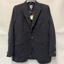 Anne Klein Womens 12 Black One Button Collared Blazer Jacket NWT BF40 - £50.55 GBP