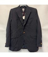 Anne Klein Womens 12 Black One Button Collared Blazer Jacket NWT BF40 - €54,31 EUR