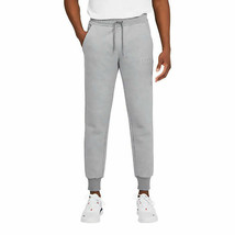 Puma Fleece Lined Tapered Leg Cuffed Athletic Sweatpants, Color: Grey, Large - £23.72 GBP