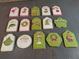 Dr. Suess How The Grinch Stole Christmas Assorted Gift Tags Tape On Lot 150 - £18.22 GBP
