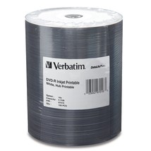 Verbatim DVD-R 4.7GB 16X DataLifePlus White Inkjet Printable, Hub Printable - 10 - £47.91 GBP
