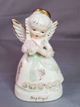 Napco May Birthday Girl Angel Figurine S1365 1950s Vintage Japan - £21.26 GBP