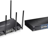 TRENDnet AC3000 Tri-Band Wireless Gigabit Dual-WAN VPN SMB Router (TEW-8... - $630.99