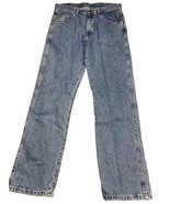 Wrangler Jeans 96501SL 34X32  5 Star Regular Rugged Denim  Cowboy Wester... - £14.12 GBP