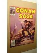CONAN SAGA 16 *NM- 9.2* ADAMS COVER KANE ART ROBERT E. HOWARD VALLEJO ART - $8.91