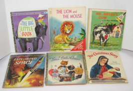 Lot of 6 Vintage Children&#39;s Books Golden Books Three Little Kittens - £13.16 GBP
