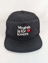 Vintage Snapback Rope Virginia Is For Lovers Hat/Cap Speedway State Slogan - $21.99