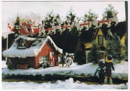 Postcard Cullen Gardens &amp; Miniature Village Whitby ON Christmas Season Santa - £3.11 GBP