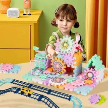 Children&#39;s Electric Gear Revolving Building Blocks Toy - £18.86 GBP+