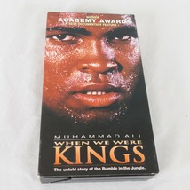 When We Were Kings VHS 1997 Muhammad Ali Academy Award Winner Documentary - £6.27 GBP