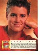 Trey Ames teen magazine pinup clipping 1980&#39;s Daddy Wow Magazine - £1.57 GBP