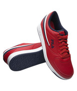 NWT FILA MSRP $85.99 MEN'S RED NAVY CASUAL ATHLETIC SNEAKERS SHOES SIZE 11.5 - $56.99