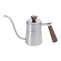 Hervidor Titanio Café Agua 300ml Mango Madera Tetera Acampar Cafetera Es... - £85.69 GBP