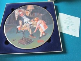 &quot;GRANDPA&#39;S GUARDIAN&quot; BY NORMAN ROCKWELL COLLECTOR  PLATE NIB origi - $55.43