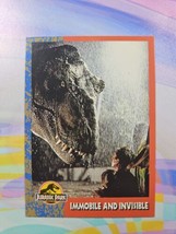 1993 Topps Jurassic Park Trading Card | Immobile and Invisible #42 - £0.79 GBP