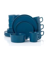 Lorren Home Trends Blue Stoneware Dinnerware Set, 16 Piece, Service for 4 - $98.95