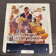 James Bond 007 The Man With the Golden Gun 1974 - Vintage RCA CED Videodisc - £7.79 GBP