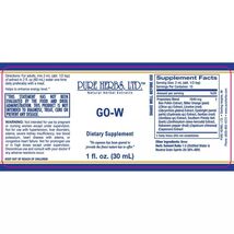 Pure Herbs: GO-W - 1 oz. (Natural Herbal Extracts) image 2