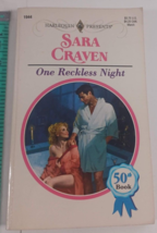 one reckless night by sara craven 1998 novel paperback good - £4.73 GBP
