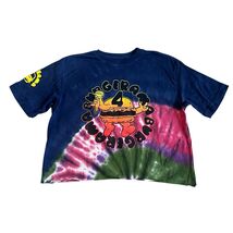 Burger Records Burgerama 4 Womens Crop Top T Shirt Sz S Tie Dye Music Fe... - $19.75