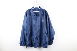 Vtg 90s USA Olympics Mens Large Spell Out Half Zip Collared Windbreaker Jacket - £31.61 GBP