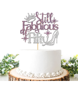 Helewilk Still Fabulous at Fifty Cake Topper, for Women 50Th Birthday Ca... - £11.00 GBP