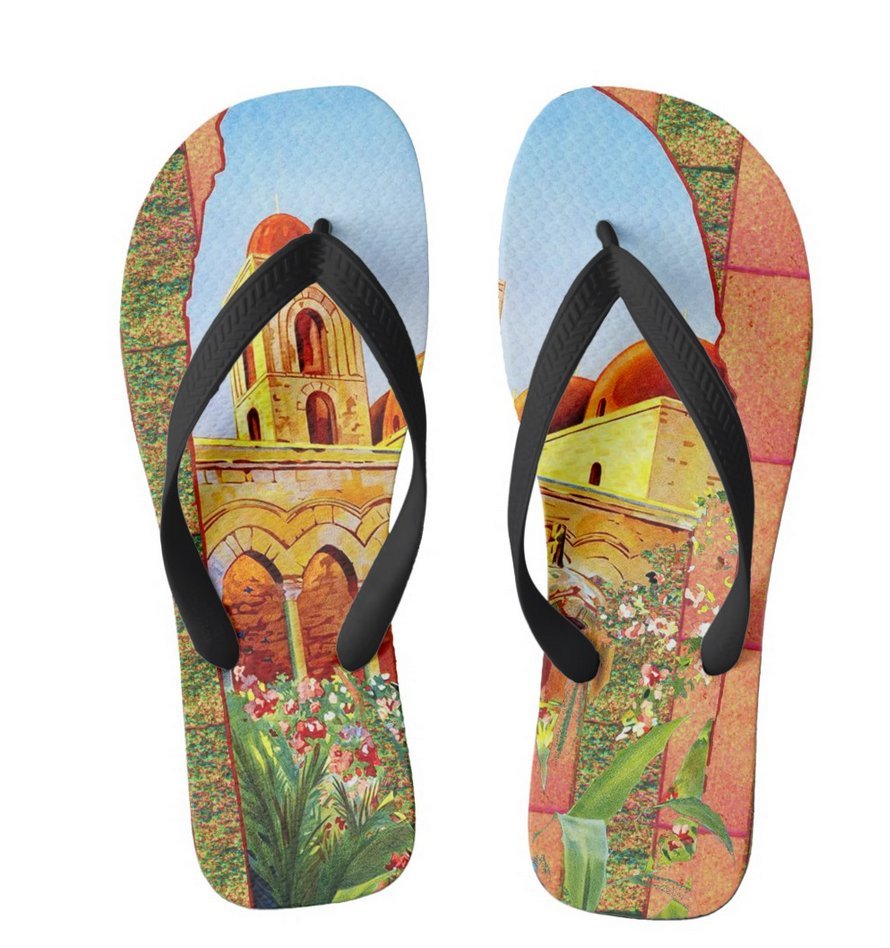 Travel Sandals - Palermo - PREMIUM  Flip Flops - Wide Straps - Men's - $27.99