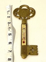 Vintage Metal Chicago Key To The City Thermometer About 8 Inches Works - £17.30 GBP