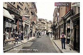 ptc1339 - Devon - Early view along the High Street in Barnstaple - print 6x4 - £2.22 GBP