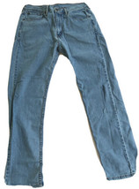 Levis 505 Jeans Men 33x32 Straight Fit Blue Medium Wash Western - £18.44 GBP