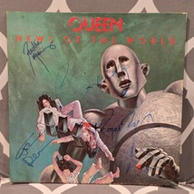 Queen signed lp News of the World, 4 members, Original, Vintage, Great G... - $300.00
