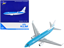 Boeing 737-700 Commercial Aircraft &quot;KLM Royal Dutch Airlines&quot; Blue and White 1/4 - £51.88 GBP