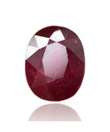 Ruby Gemstone Precious Red Color Oval Shaped Loose 3.49 Carat Treated Ce... - $677.68 CAD