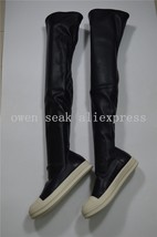 Women Shoes Over Knee High Boots Luxury Trainers Winter Casual PU Leather Brand  - £149.00 GBP